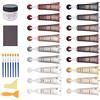 SZ-KARIDGE Kit Riparazione Legno Stucco, Kit Riparazione in Laminato Pasta Mastice per Laminato Gelentea Graffi Colori per Legno Riparare per Riparare Crepe, Fori, Graffi, Parquet, Tavolino, Mobili