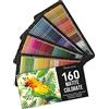 Zenacolor - 160 Matite Colorate Uniche - Kit Completo Colori a Matita per Disegno - Colori per Bambini, Adulti e Professionali