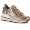 Stonefly Sneaker in pelle nappa con suola 6 cm