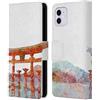 Head Case Designs Licenza Ufficiale Aimee Stewart Torii Gate Paesaggi Custodia Portafoglio in Pelle Compatibile con Apple iPhone 11