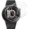 GIOPUEY Pellicola Protettiva per OnePlus Watch 4, [4 Pezzi] Vetro temperato Schermo Protezione Pellicola [Copertura Completa] [Anti-graffio] - Trasparente