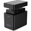 ORICO Docking Station 5 bay USB 3.0 Tool-free Custodia per disco rigido magnetica 3.5 per SATA External Hard Drive SATA3.0 da 5x18TB con adattatore 12V6.5A compatibile con Windows/Mac/Linux