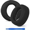 Linkidea Cuscinetti auricolari di ricambio per cuffie Sony PlayStation 5 Pulse 3D, PS5 Pulse 3D, cuscinetti auricolari 3D (tessuto a rete/nero)
