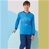GRANCHIO Pigiama Lungo Ragazzo 11-16a GRANCHIO Cod. GP4152 - blu