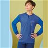 GRANCHIO Pigiama Lungo Ragazzo 11-16a GRANCHIO Cod. GP4151 - blu