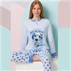 GRANCHIO Pigiama Lungo Ragazza 11-16a GRANCHIO Cod. GP7131 - azzurro