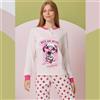 GRANCHIO Pigiama Lungo Ragazza 11-16a GRANCHIO Cod. GP7131 - rosa