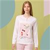 GRANCHIO Pigiama Lungo Ragazza 11-16a GRANCHIO Cod. GP7134 - rosa