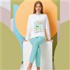GRANCHIO Pigiama Lungo Ragazza 11-16a GRANCHIO Cod. GP7134 - verde