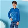 GRANCHIO Pigiama Lungo Bimbo 3-10a GRANCHIO Cod. GP4147 - blu