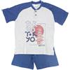 GRANCHIO Pigiama Corto Ragazzo 11-16a GRANCHIO Cod. GP4157 - GRIGIO