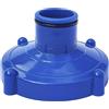 Algenschnapper Adattatore per aspiratore, Attacco a Vite da 80 mm a Tubo da 32 mm, Blu