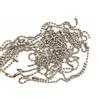 Trimming Shop 100pcs 10/15/20cm Metallo Sfera Perline Catena Con Connettore Clasp Tag Chiave
