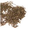 Trimming Shop 100pcs 10/15/20cm Metallo Sfera Perline Catena Con Connettore Clasp Tag Chiave