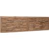 vidaXL Testiera per letto in legno massello di teak naturale