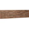vidaXL Testiera per letto in legno massello di teak naturale