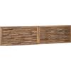 vidaXL Testiera per letto in legno massello di teak naturale