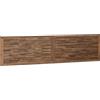 vidaXL Testiera per letto in legno massello di teak naturale