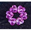 Gemscopious 6 Pezzi Naturale Mogok Rosa Rubino Agrati Certificato 6 X 6 MM Forma Cuore Loose