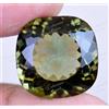 Naturale Hiddenite 20.00 KT Verde Estremamente Raro Certificato Fantastico Gemme