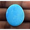 Naturale Arizona Blu Turchese 24.80 KT / 22 MM Ovale Gemma Certificato E5161