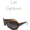 Les Copains Occhiali da Sole Donna Vintage Plastica Marroni Made Italy LC53502