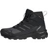 adidas Uomo Terrex Skychaser Ax5 Mid Gore-Tex Climawarm+ Hiking Shoes, Core Black/Core Black/Carbon, 44 2/3 EU