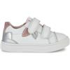 Geox B Nashik Girl C, Scarpe da Ginnastica Bimba 0-24, Bianco, 23 EU