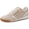 MARCO TOZZI Donna Sneaker Morbida Soletta Feel Me Estraibile Morbida Fodera Interna Moderno, Beige (Dune), 39 EU