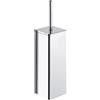 GEDY Winny scopino per WC con Porta Rotolo Cromato, Misure: 67X25X29 CM & 3,5 kg, Porta Carta igienica e scopino Bagno Realizzati in Acciaio Inox e Cromall®, Design R&S gedy, 2 Anni di Garanzia