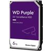 Western Digital HD 6TB Interno 3,5 5.4K 256MB WD PURPLE Videosorveglianza H24x7gg (WD64PURZ) - WD64PURZ
