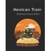 Jonatan Wistro Maxican Train Score Sheets (Tascabile)