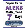 Reza Nazari Ava Ross Prepare for the ALEKS Math Test in 7 Days (Tascabile)