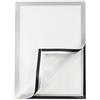 Q-Connect Cornici magnetiche A3 in PP Q-Connect con retro autoadesivo - argento - conf. 2 pz - KF22375