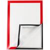 Q-Connect Cornici magnetiche A4 in PP Q-Connect con retro autoadesivo - rosso - conf. 2 pz - KF22374
