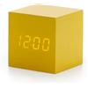 PIÙ FORTY Orologio Sveglia Cubo Giallo