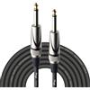 Stagg SGC6DL Cavo Pro-Dritto - Deluxe per Strumenti Musicali da Jack 6,3 mm a Jack 6,3 mm, 6m, Nero