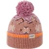 Barts Berretto Beanie Lankana Donna - con Pompon Invernale Risvolto Risvolto, Fodera Autunno/Inverno Inverno - Taglia Unica Rosa