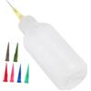 AUTSUPPL Flacone Applicatore per Smalti Ceramica 50ml Punta Precisa | Set 1 Pezzo, Include Punte di Ricambio, per Dettagli su Argilla in Laboratorio