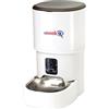 USEEK Distributore Automatico Cibo Smart con Videocamera Wi-Fi per Gatti e Cani, Controllo App, Audio Bidirezionale, Bianco