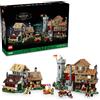 LEGO Icons 10332 Piazza della citt� medievale - Decorazioni per la casa per adulti