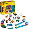 LEGO Classic Mattoncini e Luci, Set Teatro delle Ombre Divertente con Mattoncino Luminoso e 12 Modellini da Costruire, Giochi Creativi per Bambini e Bambine da 5 Anni con le Costruzioni 11009