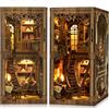 LUMYCE Kit Book Nook DIY per Adulti: LUMYCE Casa in Miniatura con Luci LED da Montare, Modellismo 3D Creativo per Decorare Librerie - Regalo Originale per Appassionati di Fai da Te