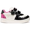 Geox B Eclyper Girl, Scarpe da Ginnastica Bambina, Bianco Nero, 27 EU
