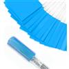Zozen Confezione da 50 bandiere blu scrivibili, 38 x 10 x 12 cm, bandiere da cortile per prato, irrigazione, paesaggio, irrigatore, sondaggio e addestramento del cane.