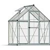Canopia by Palram Serra da giardino Hybrid 2.3m² (Argento) Struttura in alluminio, pannelli in policarbonato, resistente ai raggi UV