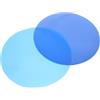 BUGUUYO 10 Pellicole Autoadesive per Lampade Atmosfera Blu 15cm Pellicola Trasparente per Fari Filtro Gel Correzione Colore Resistente al Calore per Illuminazione Domestica e