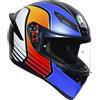 AGV CASCO K1 MULTI POWER MATT DARK BLUE/ORANGE/WH XS