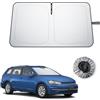 BIBIBO Compatibile con VW Golf 7 mk7 7.5 2013 - 2019 protezione solare, protezione dai raggi UV, parasole per auto, in tessuto antipiega, interno parasole, parabrezza, accessori MK7