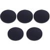 Lagomloot Filtro di trasmissione a infrarossi, diametro 11 mm, spessore 1,0 mm, lente ottica in PMMA per assorbimento della luce visibile, confezione da 5, nero